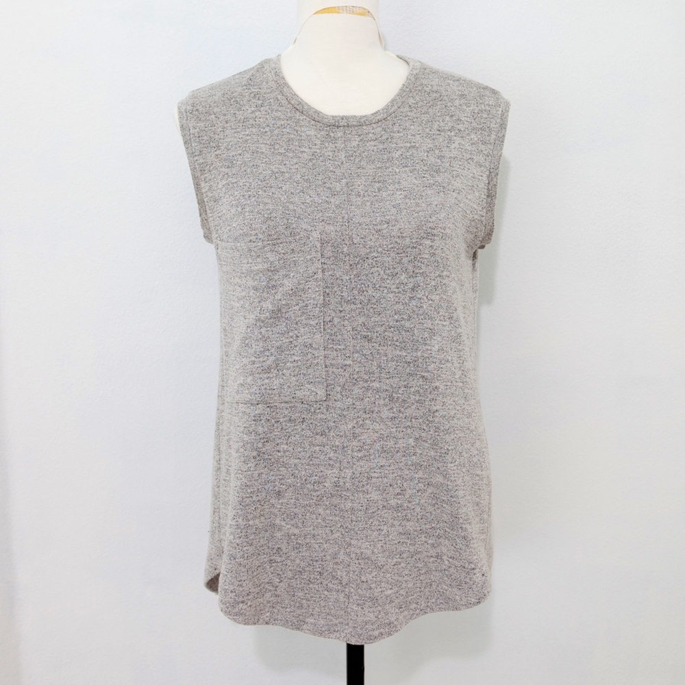Banana Republic Women's Grey Heathered Soft Knit Tank Top Size Small